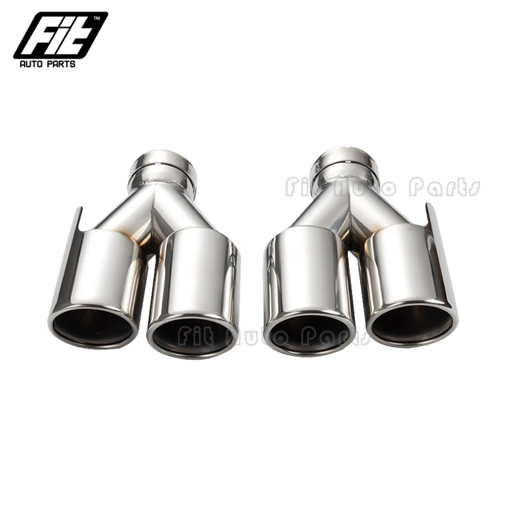 Pipe Clamp Bar - 1pcs dual exhaust tip stainless steel