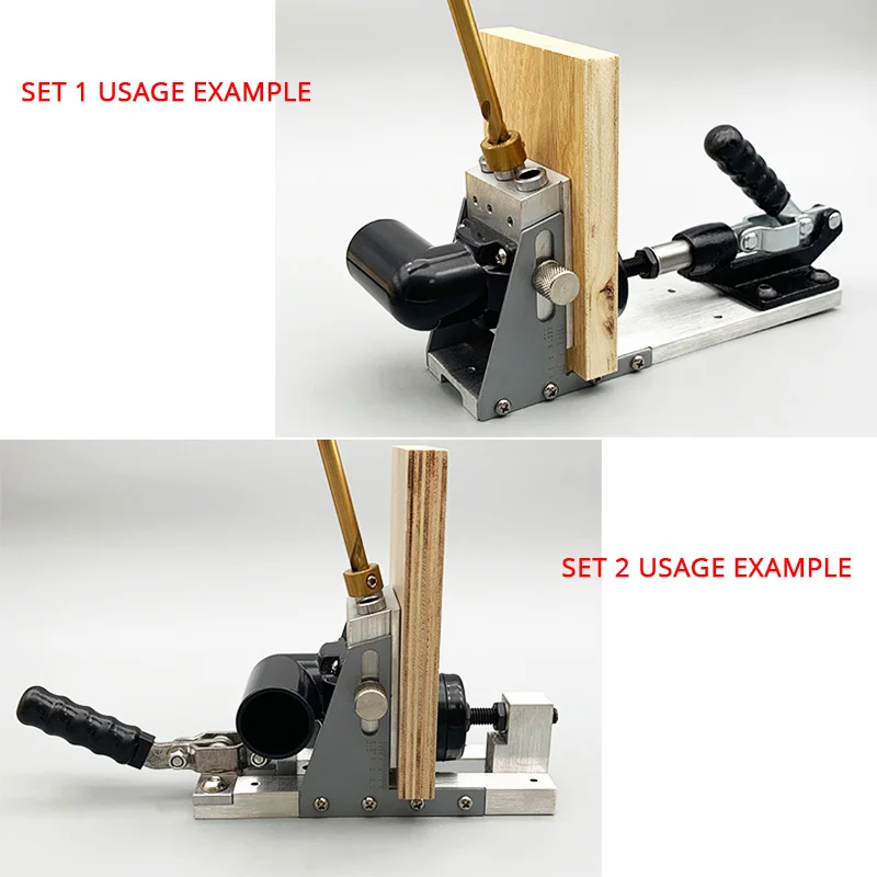 Dowel Jig Kit - Pocket Hole Drill Guide Jig Kit