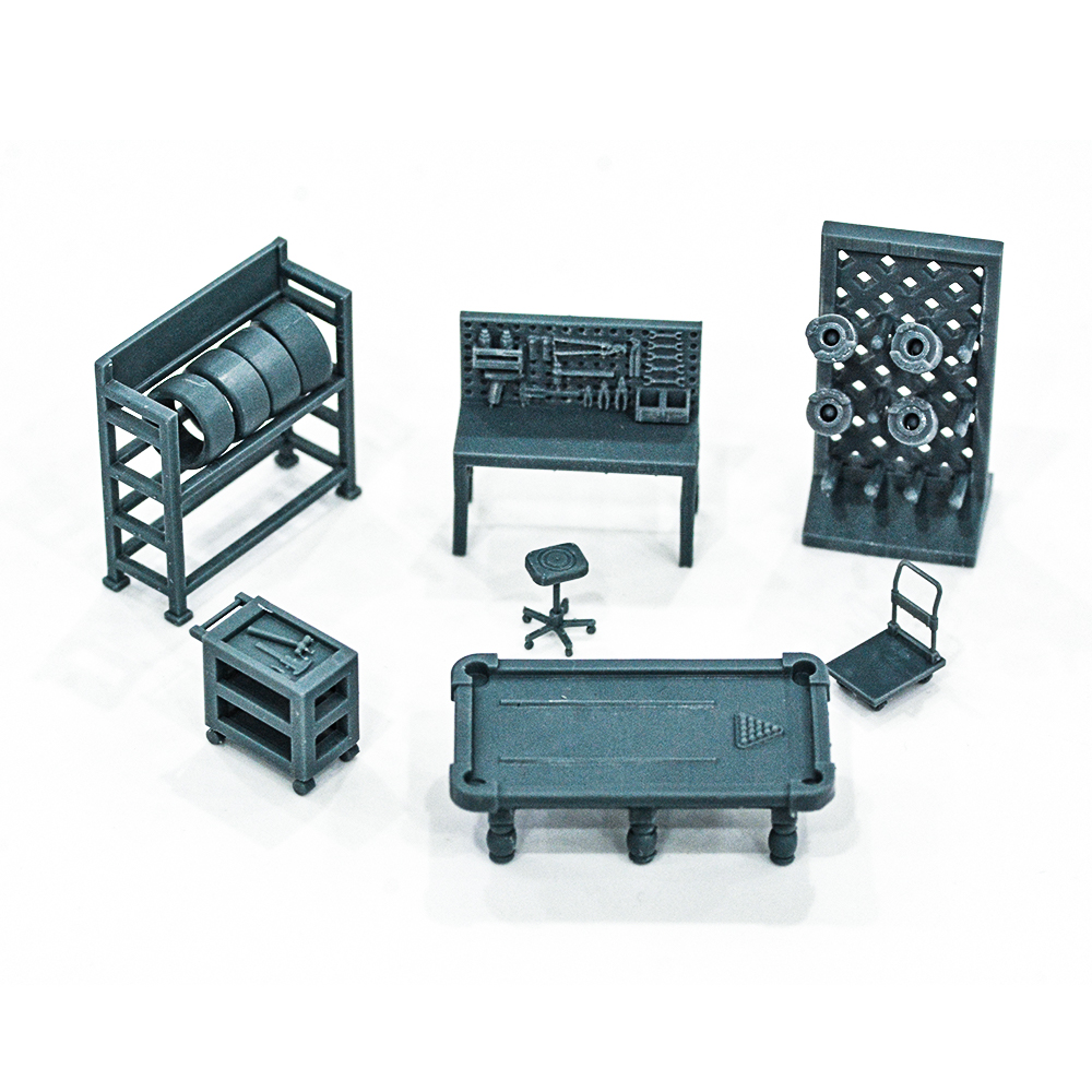 Workshop Tools Display - Car Garage Tool Model Maintenance Workshop