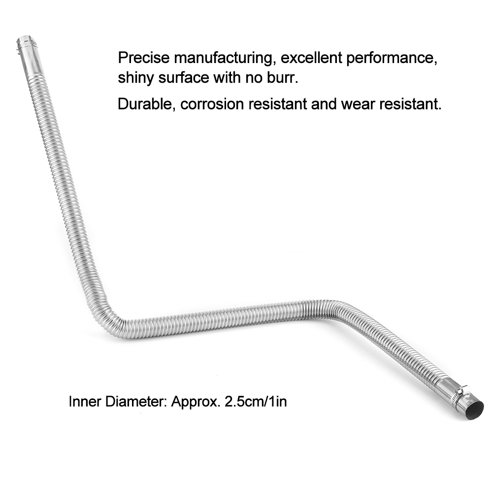 Pipe Clamp Bar - 1PC Stainless Steel Exhaust Pipe 2.5cm/1in