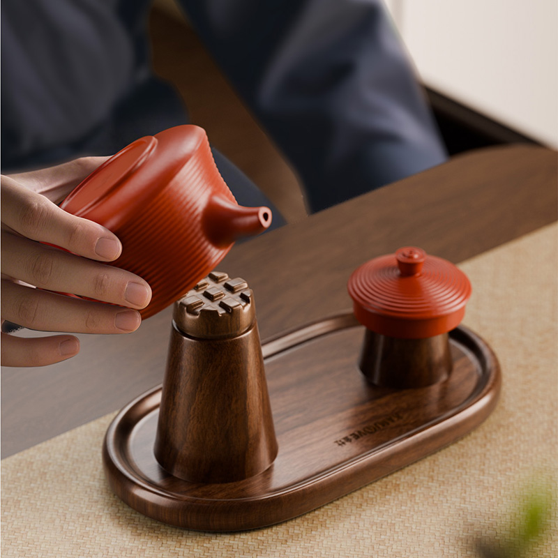 Chisel Set Wood - KAMJOVE Teapot Storage Rack,Kung Fu tea