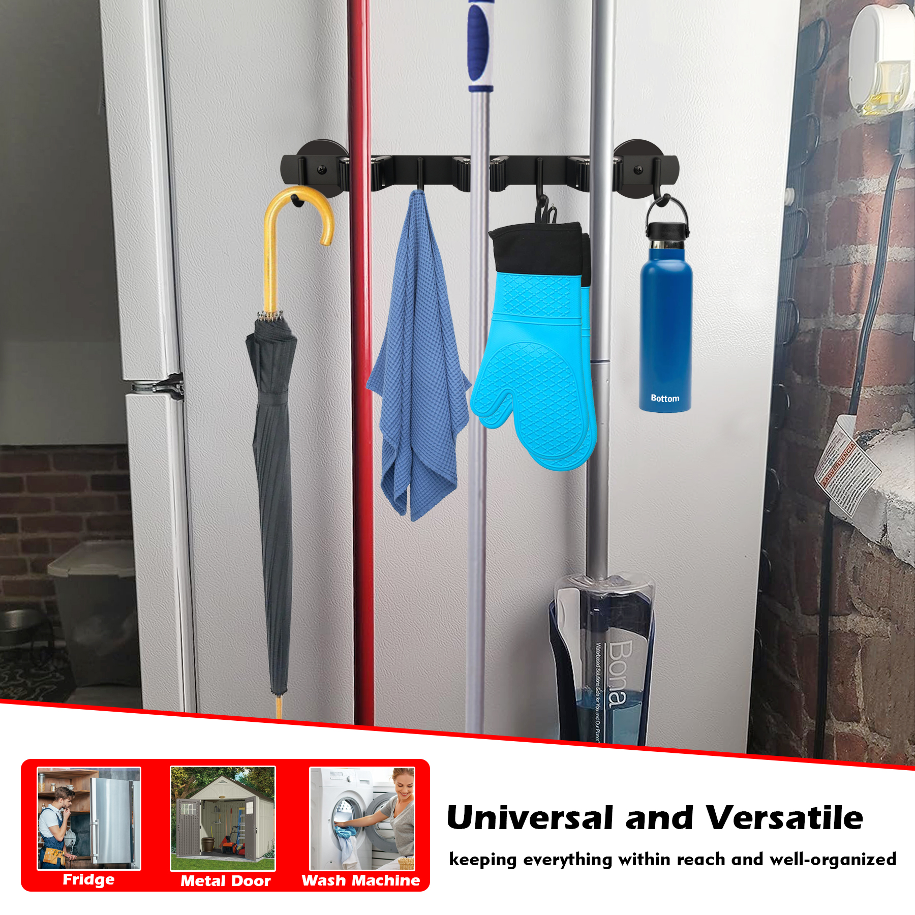 Magnetic Broom and Mop Holder  – Workshop Tools Types Bewertung und Preis