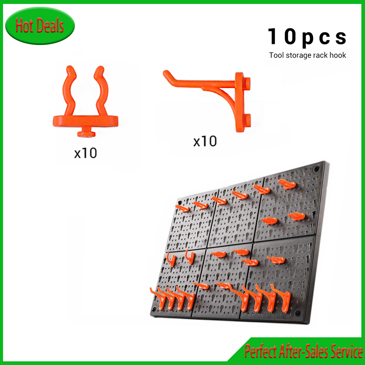 10PCS Hardware Tool Hook Wall- – Workshop Tools Hanging Bewertung und Preis