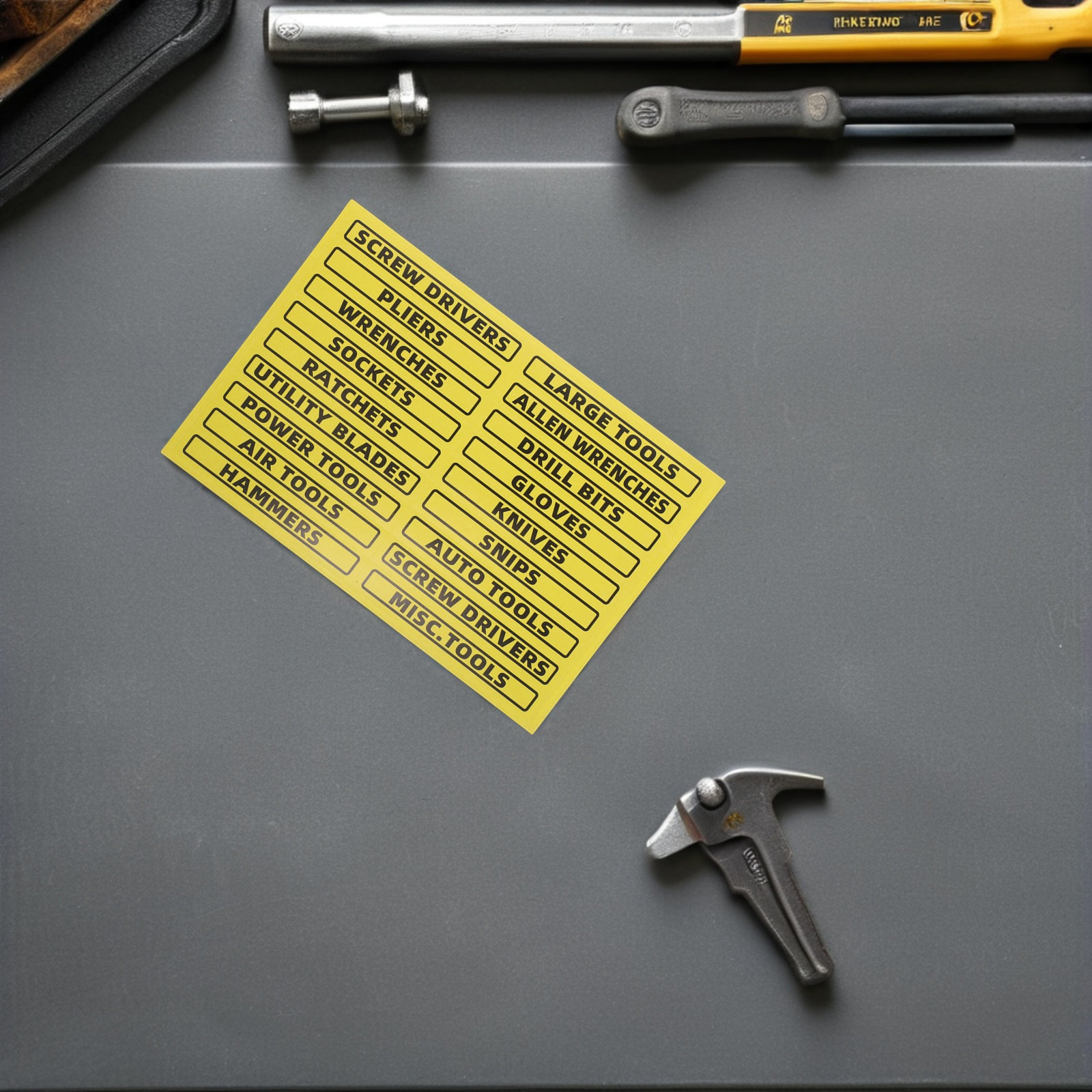 40Pcs Tool Classification Stic – Workshop Tools Classification Bewertung und Preis