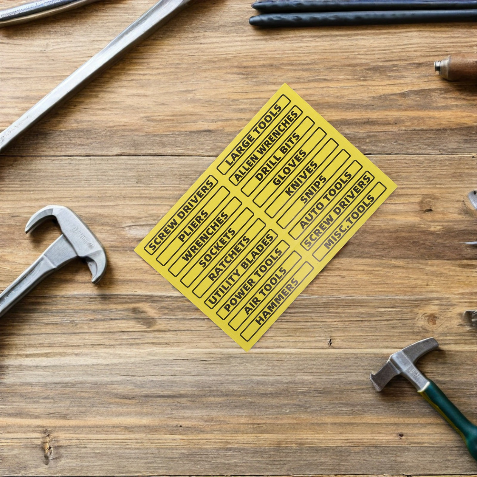 40Pcs Tool Classification Stic – Workshop Tools Classification Bewertung und Preis