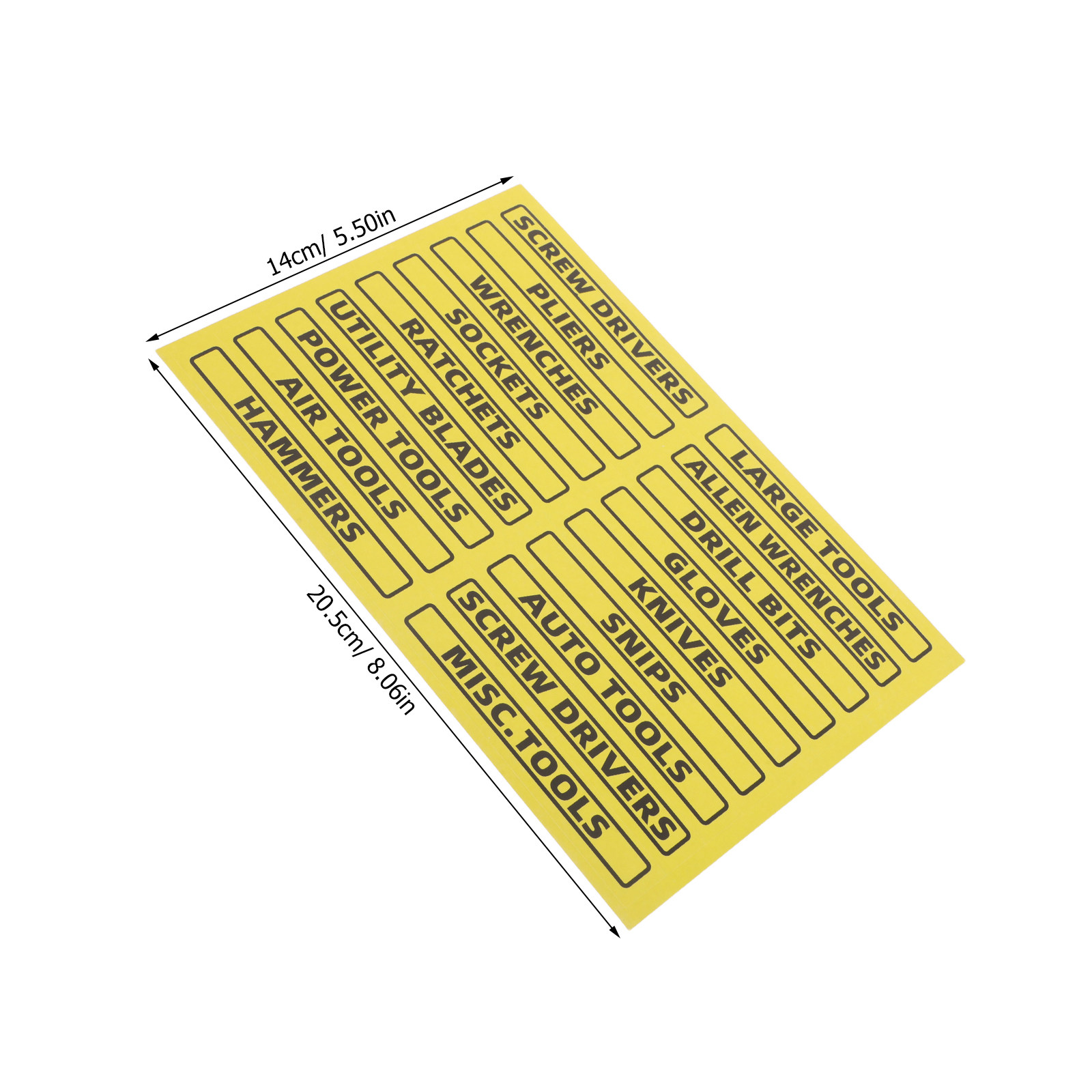 40Pcs Tool Classification Stic – Workshop Tools Classification Bewertung und Preis