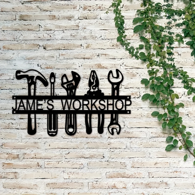 Customized Name Industrial Sty – Workshop Tools And Names Bewertung und Preis