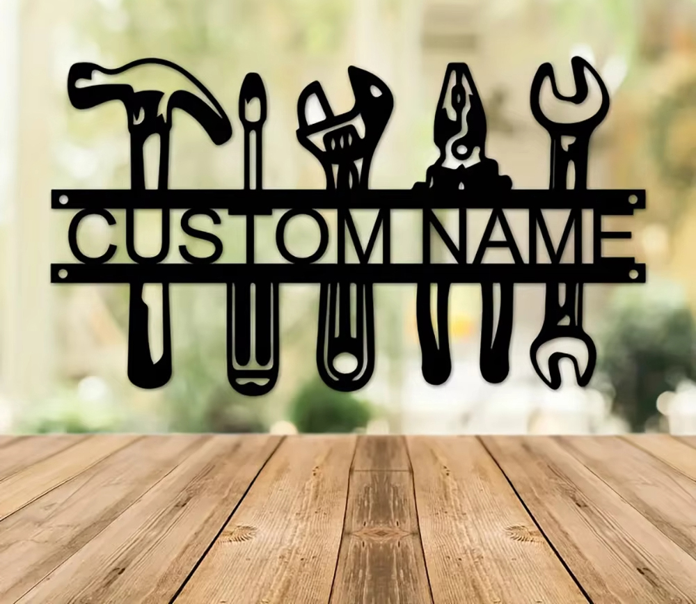 Customized Name Industrial Sty – Workshop Tools And Names Bewertung und Preis