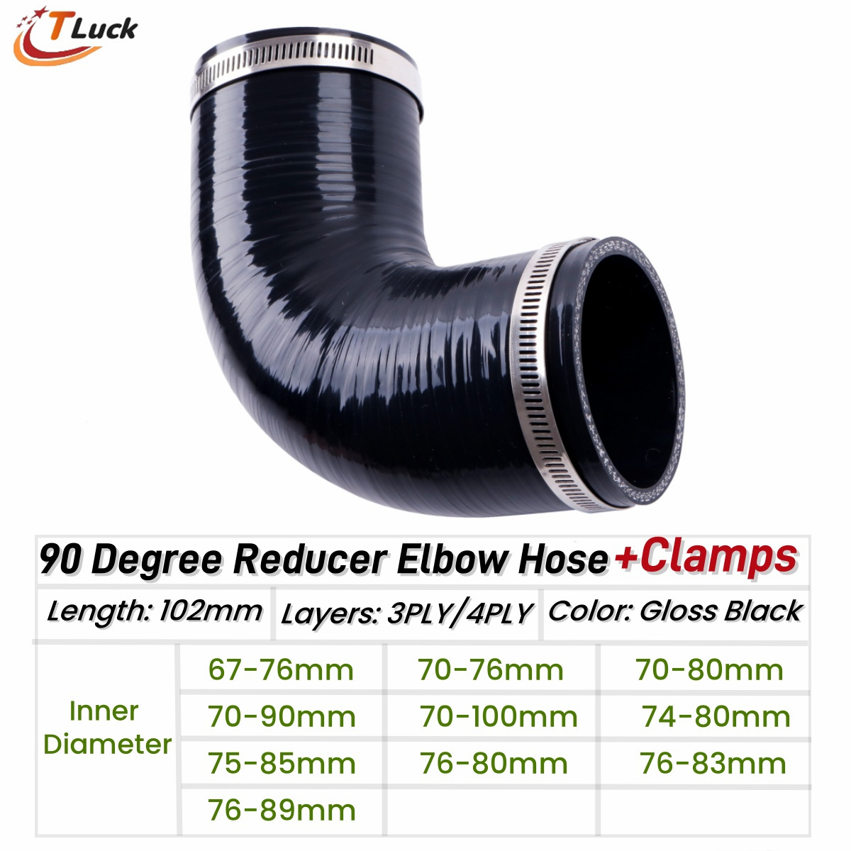 1PC 90 degree Elbow Reduce Sil – Pipe Clamp Bar Bewertung und Preis