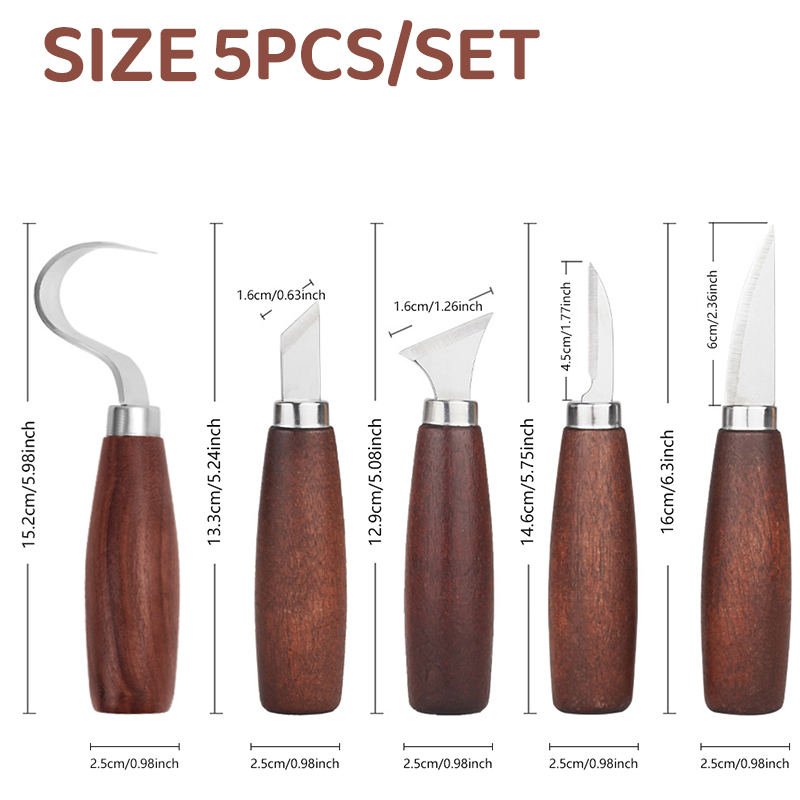5pcs tools for wood carving Ch – Chisel Set Wood Bewertung und Preis