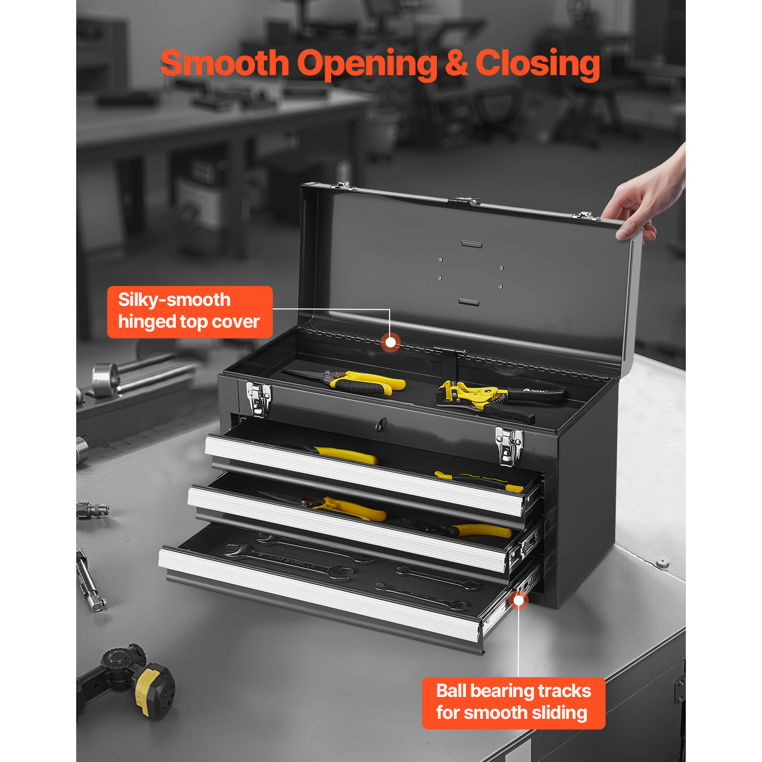 SucceBuy 20in 3-Drawer Metal T – Tools Box For Workshop Bewertung und Preis