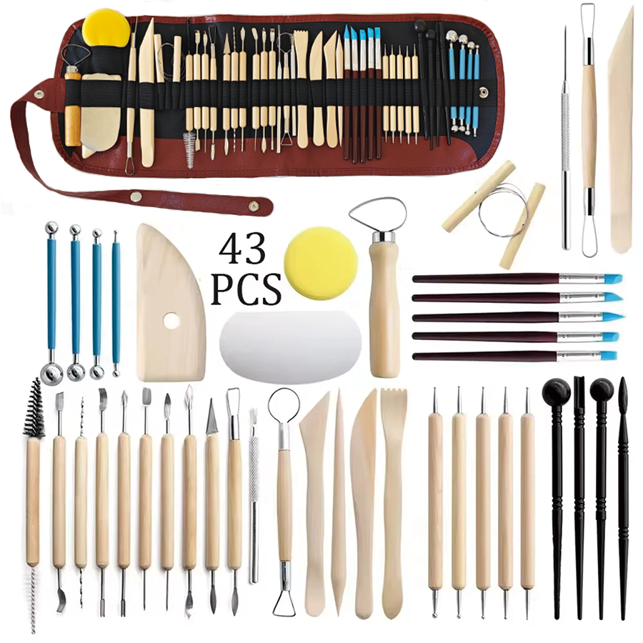 Pottery Clay Sculpting Tools K – Chisel Set Wood Bewertung und Preis