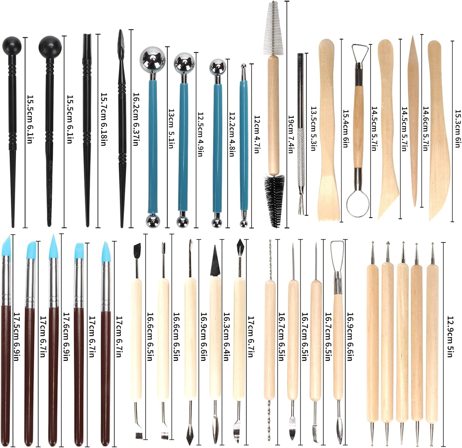 Pottery Clay Sculpting Tools K – Chisel Set Wood Bewertung und Preis