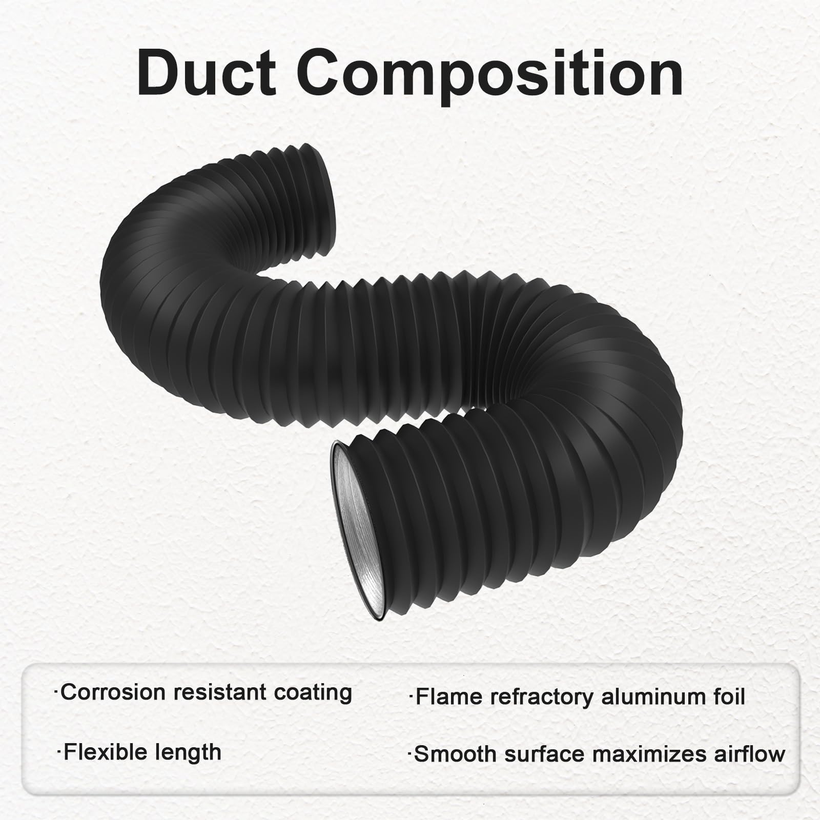 4 inch Dryer Vent Hose with 2  – Pipe Clamp Bar Bewertung und Preis
