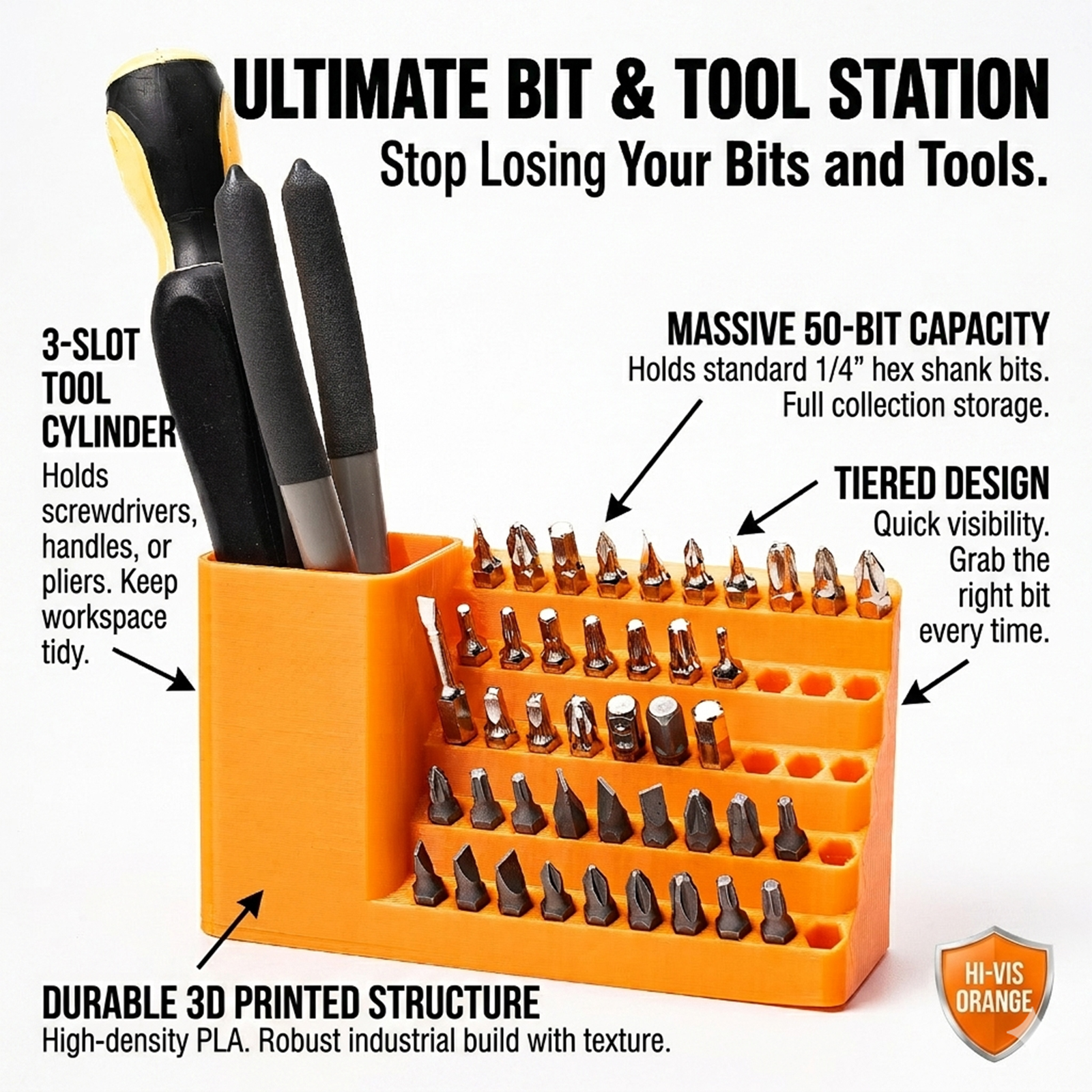 50-Hole Hex Screwdriver Bit St – Tools Box For Workshop Bewertung und Preis