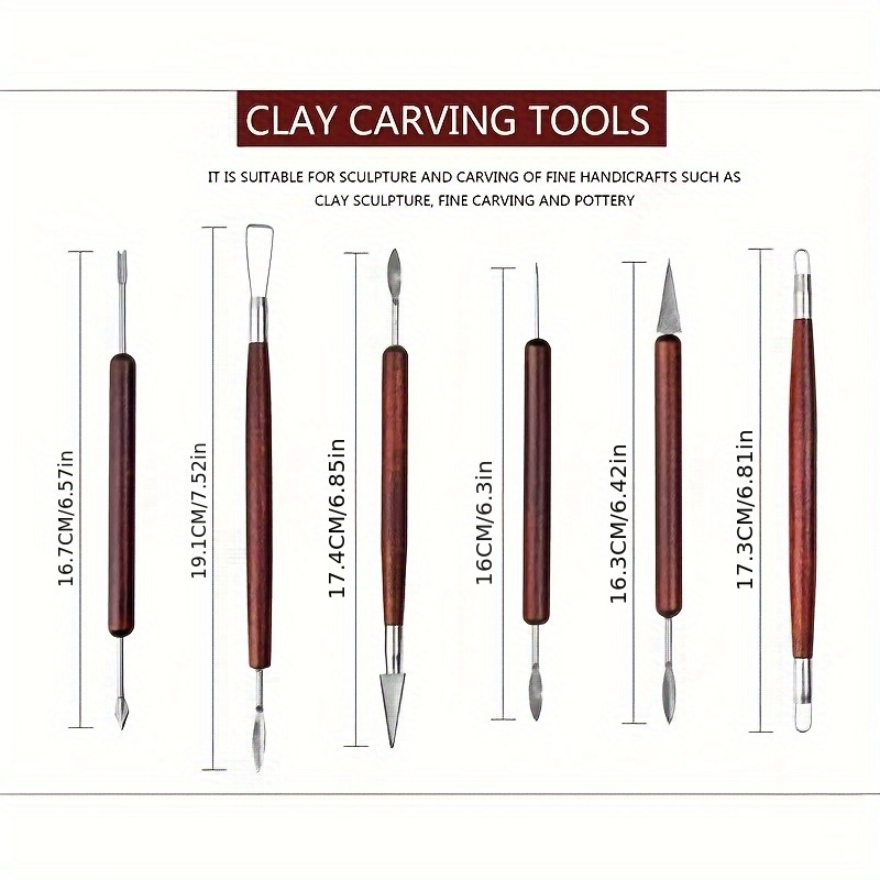 6PCS Sculpting Tool Pottery Wo – Chisel Set Wood Bewertung und Preis