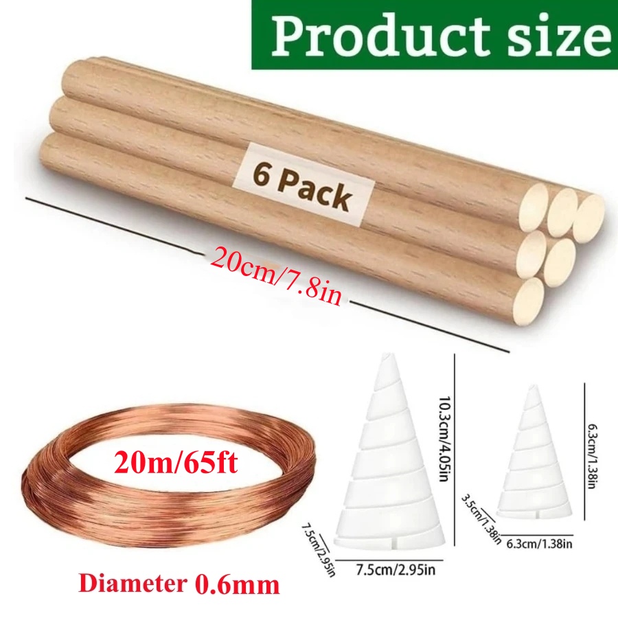 20m/65ft Electroculture Garden – Dowel Jig Kit Bewertung und Preis