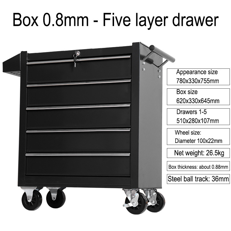 5 Drawer Storage Tool Box Trol – Tools Box For Workshop Bewertung und Preis