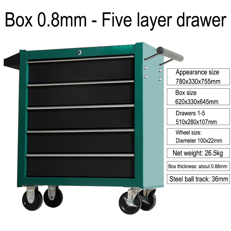 5 Drawer Storage Tool Box Trol – Tools Box For Workshop Bewertung und Preis