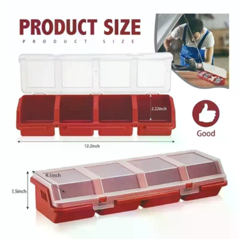 Screw Organizer Box Plastic 4  – Tools Box For Workshop Bewertung und Preis