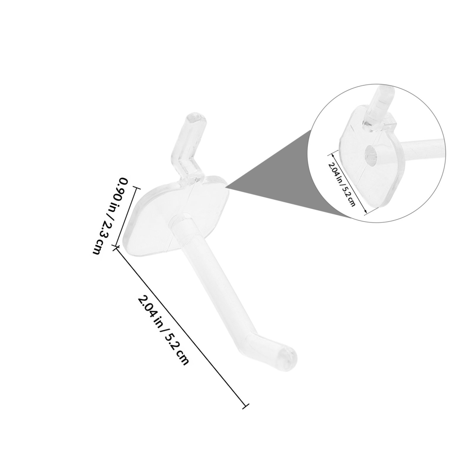 50Pcs Transparent Plastic Hook – Workshop Tools Display Bewertung und Preis