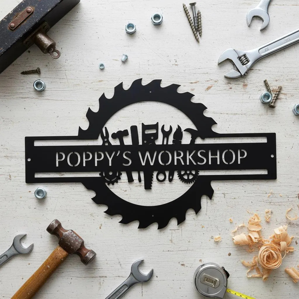 Custom Garage Name Sign,Worksh – Workshop Tools And Names Bewertung und Preis