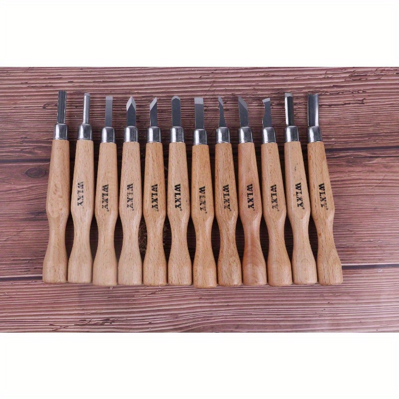 Set Of 12 Professional Wooden  – Chisel Set Wood Bewertung und Preis