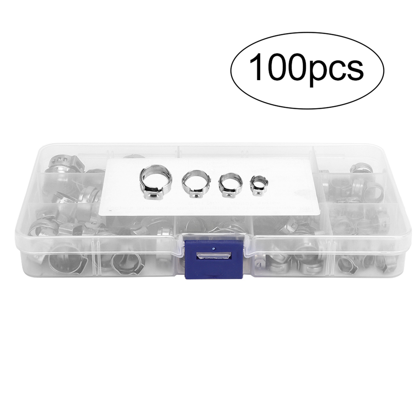 100pcs Hose Clamp Single Ear C – Pipe Clamp Bar Bewertung und Preis