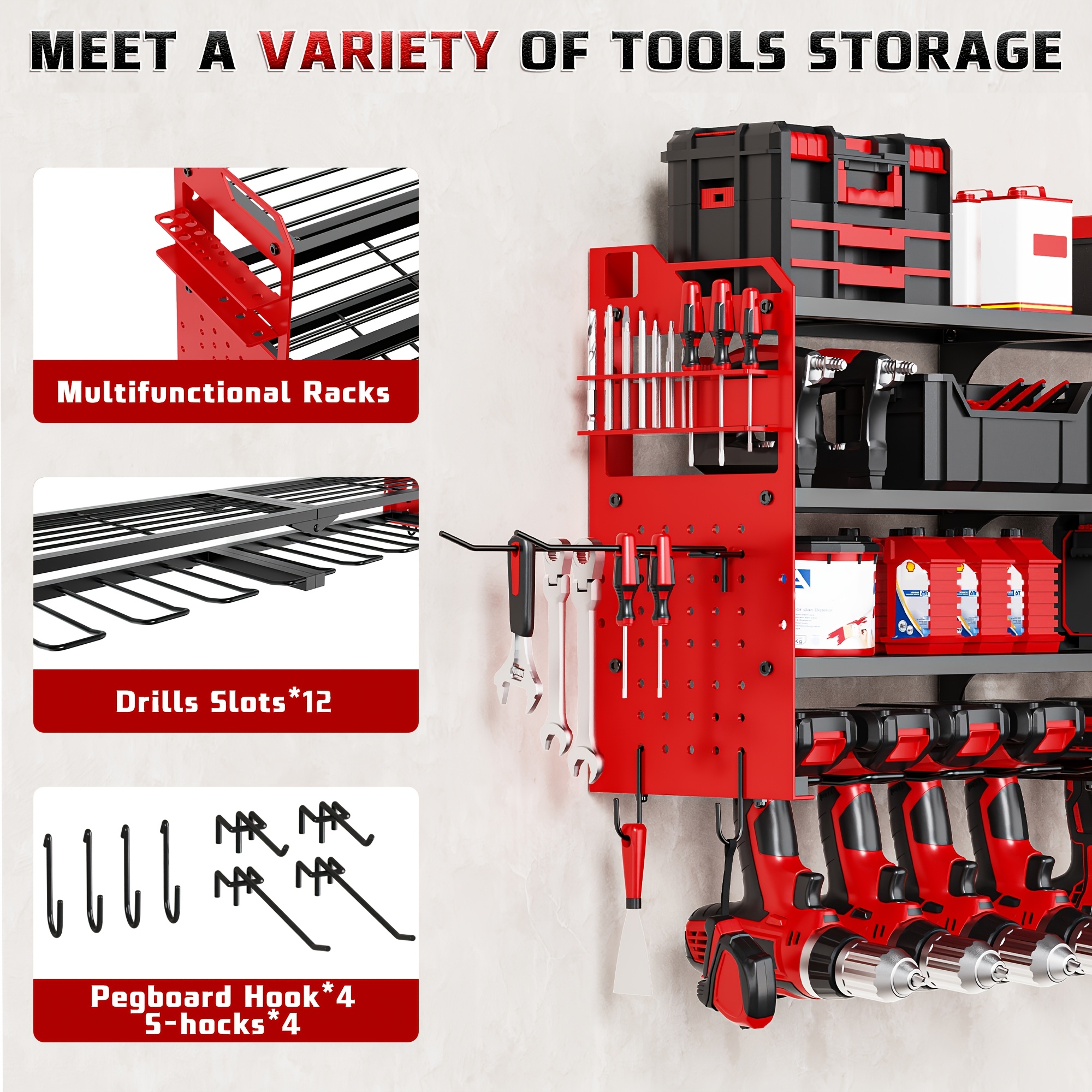 4 Layer Power Tool Organizer W – Workshop Tools Types Bewertung und Preis