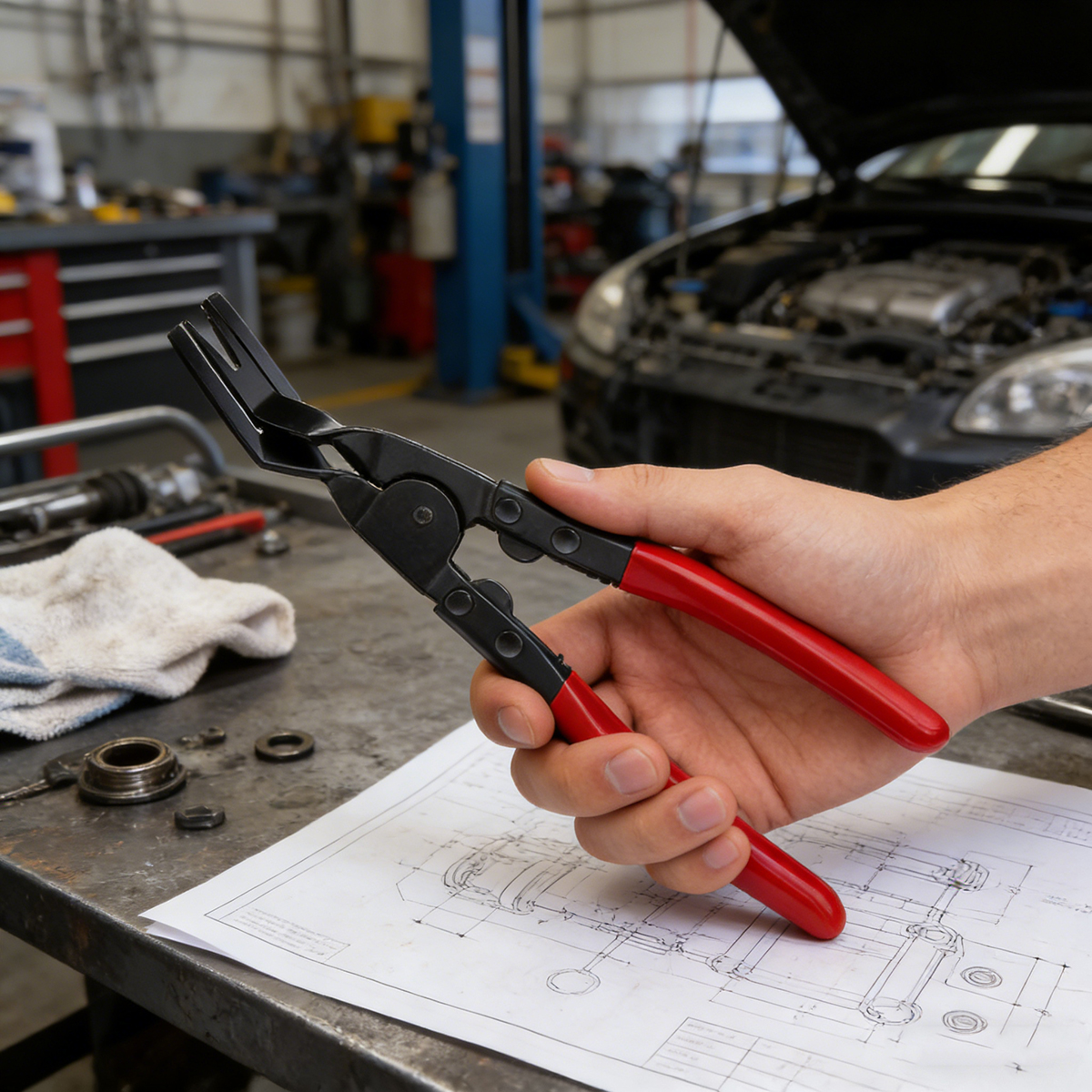 Car Clip Pliers Pliers Fastene – Special Tools Mechanical Workshop Bewertung und Preis