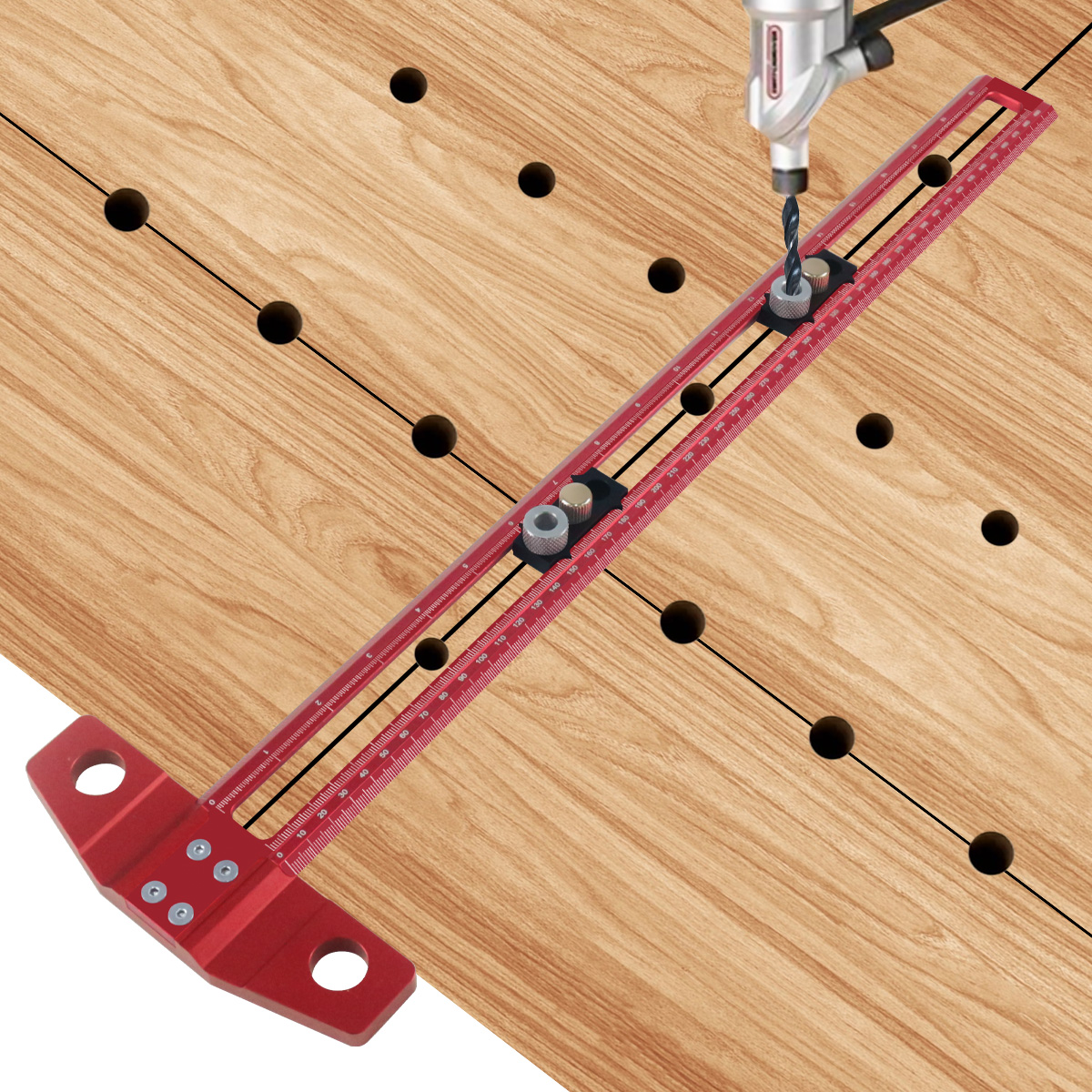 Woodworking 2 in 1 Drilling Po – Dowel Jig Kit Bewertung und Preis