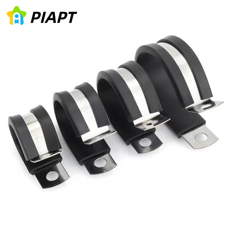 2/5/10PCS Rubber Lined P Clips – Pipe Clamp Bar Bewertung und Preis