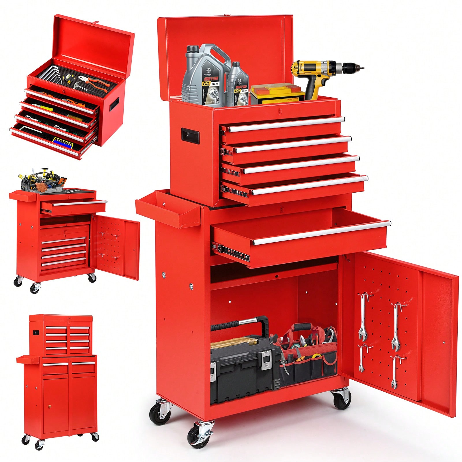 Rolling Tool Chest, 5-Drawer 2 – Tools Box For Workshop Bewertung und Preis