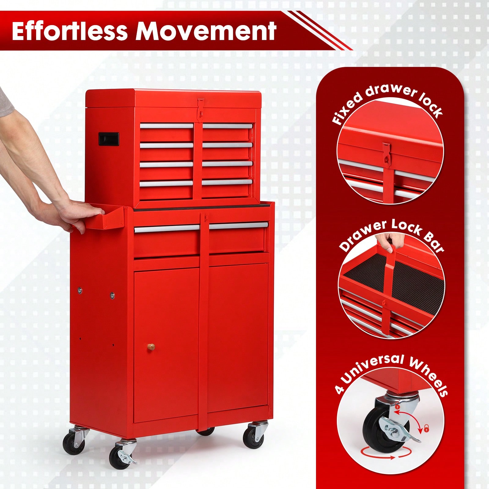 Rolling Tool Chest, 5-Drawer 2 – Tools Box For Workshop Bewertung und Preis