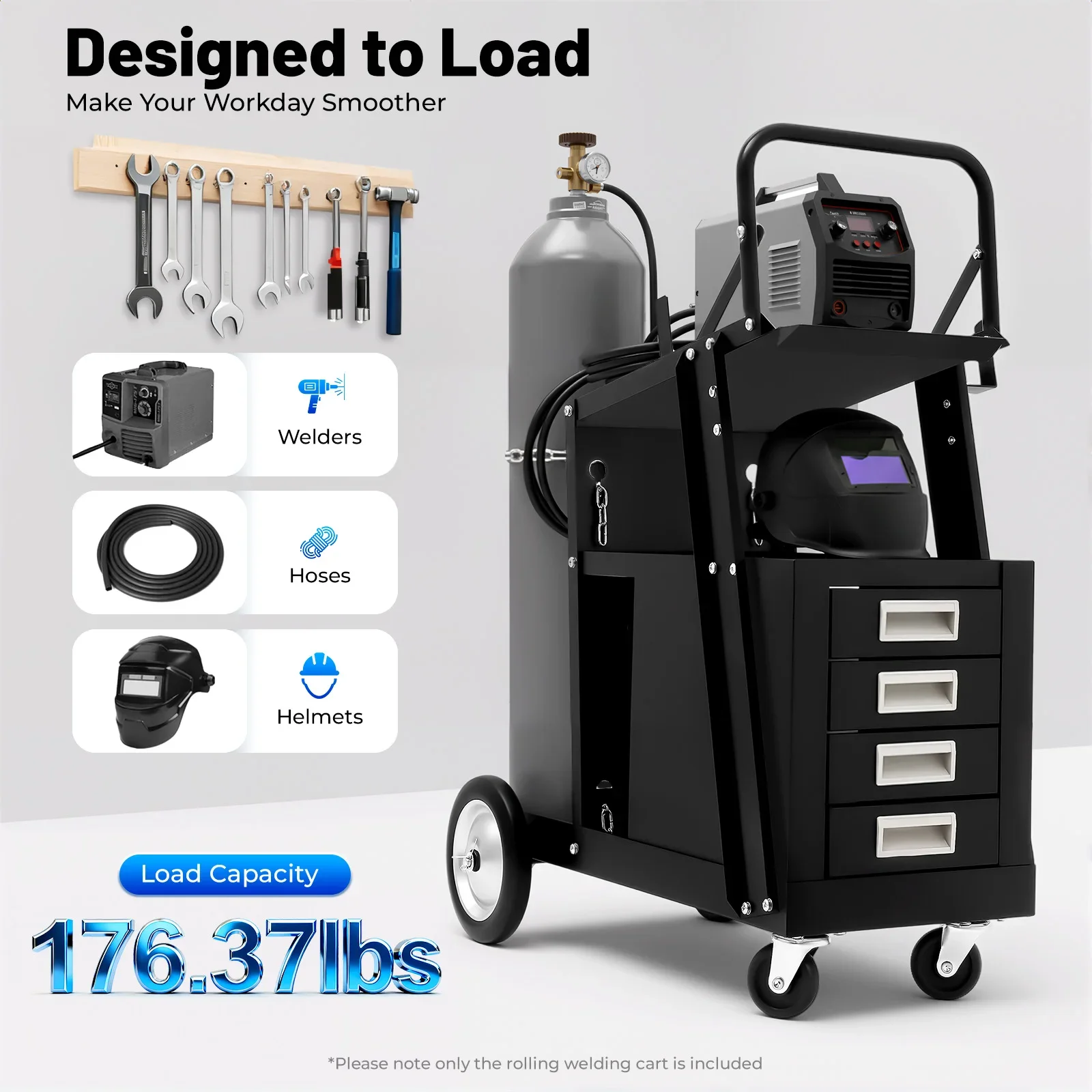 Rolling Welding Cart with Comf – Workshop Tools And Equipment Bewertung und Preis
