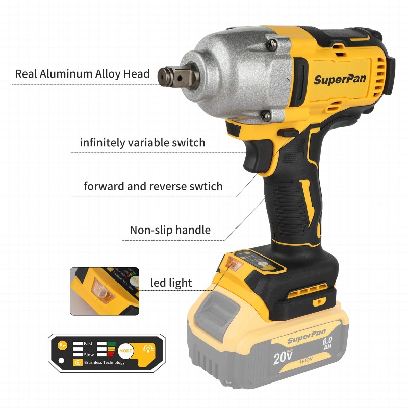 High Torque Cordless Impact Wr – Workshop Electric Tools Bewertung und Preis