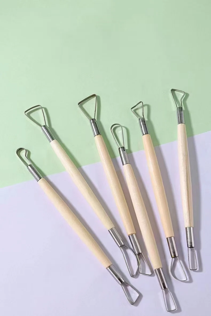 6PCS wooden handle wax pottery – Chisel Set Wood Bewertung und Preis