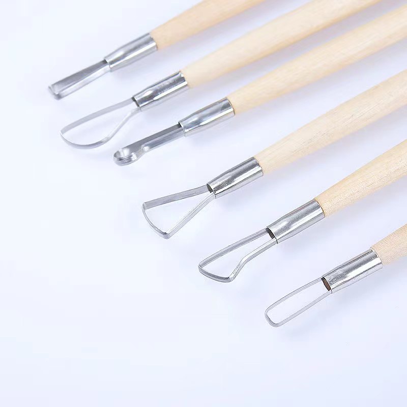6PCS wooden handle wax pottery – Chisel Set Wood Bewertung und Preis