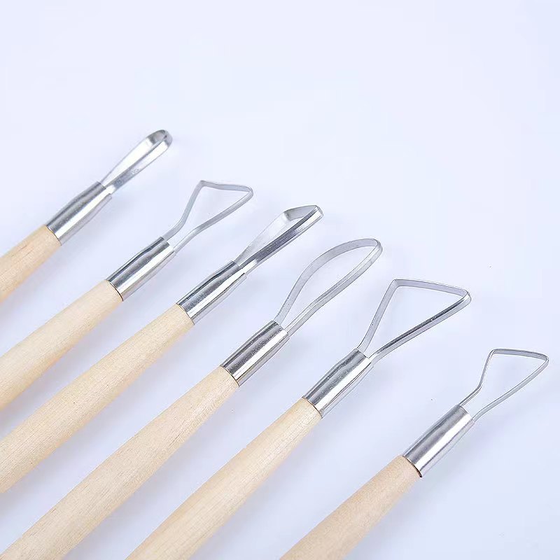 6PCS wooden handle wax pottery – Chisel Set Wood Bewertung und Preis